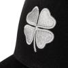 imageLucky Brand Trucker Hat  Snapback  Adjustable  Mesh Back  Retro  Baseball Cap  Golf  Fishing  American Heritage3d Embroidered Clover  Black