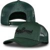 imageLucky Brand Trucker Hat  Snapback  Adjustable  Mesh Back  Retro  Baseball Cap  Golf  Fishing  American HeritageBorn in America  Green