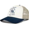 imageLucky Brand Trucker Hat  Snapback  Adjustable  Mesh Back  Retro  Baseball Cap  Golf  Fishing  American HeritageBurger Joint  Navy