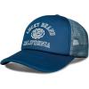 imageLucky Brand Trucker Hat  Snapback  Adjustable  Mesh Back  Retro  Baseball Cap  Golf  Fishing  American HeritageCollegiate  Blue