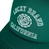 imageLucky Brand Trucker Hat  Snapback  Adjustable  Mesh Back  Retro  Baseball Cap  Golf  Fishing  American HeritageCollegiate  Green