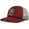 imageLucky Brand Trucker Hat  Snapback  Adjustable  Mesh Back  Retro  Baseball Cap  Golf  Fishing  American HeritageLucky Rose  Red
