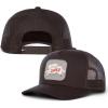 imageLucky Brand Trucker Hat  Snapback  Adjustable  Mesh Back  Retro  Baseball Cap  Golf  Fishing  American HeritageRabbit Foot  Black