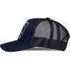 imageLucky Brand Trucker Hat  Snapback  Adjustable  Mesh Back  Retro  Baseball Cap  Golf  Fishing  American HeritageVintage Trucker  Navy