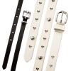 imageLucky Brand Womens Fashion Leather Belt  Stylish  Trend  Classic  Modern  Jean  Pant  Skirt  DressBlack  White