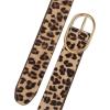 imageLucky Brand Womens Fashion Leather Belt  Stylish  Trend  Classic  Modern  Jean  Pant  Skirt  DressHaircalf  Leopard