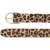 imageLucky Brand Womens Fashion Leather Belt  Stylish  Trend  Classic  Modern  Jean  Pant  Skirt  DressHaircalf  Leopard