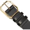 imageLucky Brand Womens Fashion Leather Belt  Stylish  Trend  Classic  Modern  Jean  Pant  Skirt  DressHigh Shine  Black