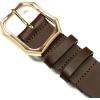 imageLucky Brand Womens Fashion Leather Belt  Stylish  Trend  Classic  Modern  Jean  Pant  Skirt  DressHigh Shine  Brown