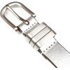 imageLucky Brand Womens Fashion Leather Belt  Stylish  Trend  Classic  Modern  Jean  Pant  Skirt  DressMetallic Triple Keeper  Silver