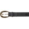 imageLucky Brand Womens Fashion Leather Belt  Stylish  Trend  Classic  Modern  Jean  Pant  Skirt  DressSculpted Buckle  Black