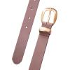 imageLucky Brand Womens Fashion Leather Belt  Stylish  Trend  Classic  Modern  Jean  Pant  Skirt  DressSculpted Buckle  Blush Pink