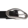 imageLucky Brand Womens Fashion Leather Belt  Stylish  Trend  Classic  Modern  Jean  Pant  Skirt  DressSculpted Center Bar Buckle  Black