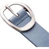 imageLucky Brand Womens Fashion Leather Belt  Stylish  Trend  Classic  Modern  Jean  Pant  Skirt  DressSculpted Center Bar Buckle  Denim