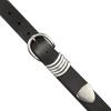 imageLucky Brand Womens Fashion Leather Belt  Stylish  Trend  Classic  Modern  Jean  Pant  Skirt  DressSilver Keeper  Black