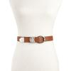 imageLucky Brand Womens Fashion Leather Belt  Stylish  Trend  Classic  Modern  Jean  Pant  Skirt  DressSilver Keeper  Tan