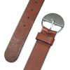 imageLucky Brand Womens Fashion Leather Belt  Stylish  Trend  Classic  Modern  Jean  Pant  Skirt  DressStatement Buckle  Tan
