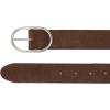 imageLucky Brand Womens Fashion Leather Belt  Stylish  Trend  Classic  Modern  Jean  Pant  Skirt  DressSuede Center Bar  Brown
