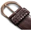 imageLucky Brand Womens Fashion Leather Belt  Stylish  Trend  Classic  Modern  Jean  Pant  Skirt  DressWide Braid  Brown