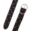 imageLucky Brand Womens Studded Leather Belt  Stylish  Classic  Modern  Jeans  Pants  Skirt  DressCenter Bar Studded  Black