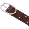 imageLucky Brand Womens Studded Leather Belt  Stylish  Classic  Modern  Jeans  Pants  Skirt  DressCenter Bar Studded  Brown