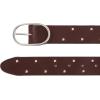 imageLucky Brand Womens Studded Leather Belt  Stylish  Classic  Modern  Jeans  Pants  Skirt  DressCenter Bar Studded  Brown