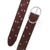 imageLucky Brand Womens Studded Leather Belt  Stylish  Classic  Modern  Jeans  Pants  Skirt  DressCenter Bar Studded  Brown