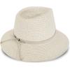imageLucky Brand Womens Summer Straw Wide Brim Boater Panama Adjustable Hat One Size Fits Most Leather TieCream