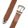 imageLucky Brand Womens WesternInspired Leather Belt  Classic  American Heritage  Casual  Vintage  CowboyBraided  Tan