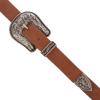 imageLucky Brand Womens WesternInspired Leather Belt  Classic  American Heritage  Casual  Vintage  CowboySuede Western  Tan
