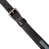 imageLucky Brand Womens WesternInspired Leather Belt  Classic  American Heritage  Casual  Vintage  CowboyTurquoise Beaded  Black