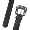 imageLucky Brand Womens WesternInspired Leather Belt  Classic  American Heritage  Casual  Vintage  CowboyTurquoise Stud  Black