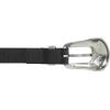 imageLucky Brand Womens WesternInspired Leather Belt  Classic  American Heritage  Casual  Vintage  CowboyWestern Buckle  Black