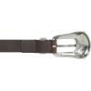 imageLucky Brand Womens WesternInspired Leather Belt  Classic  American Heritage  Casual  Vintage  CowboyWestern Buckle  Brown
