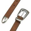 imageLucky Brand Womens WesternInspired Leather Belt  Classic  American Heritage  Casual  Vintage  CowboyWestern Suede  Cognac