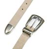 imageLucky Brand Womens WesternInspired Leather Belt  Classic  American Heritage  Casual  Vintage  CowboyWestern Suede  Distressed White