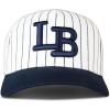 Embroidered Lb Logo - Pin Stripe