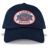 Oval Clover Patch - Dark Navy