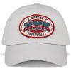 Oval Clover Patch - Light Grey