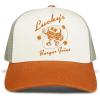 imageLucky Brand Trucker Hat  Snapback  Adjustable  Mesh Back  Baseball Cap  Golf  Fishing  American HeritageBurger Joint  Terracotta