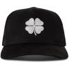 3d Embroidered Clover - Black