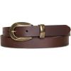 Sculpted Buckle - Brown