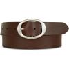 Sculpted Center Bar Buckle - Brown