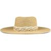 imageLucky Brand Womens Summer Straw Wide Brim Boater Panama Adjustable Hat One Size Fits MostStraw Boater  Natural