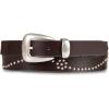 imageLucky Brand Womens WesternInspired Leather Belt  Classic  American Heritage  Casual  Vintage  CowboyStudded Leather  Brown