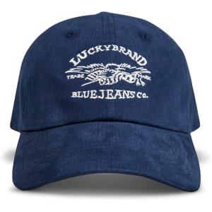 imageLucky Brand Classic Cotton Hat  Adjustable  Dad Hat  Baseball Cap  Golf  Fishing  Low Profile  5 Panel DesignBlue Jeans Co  Navy