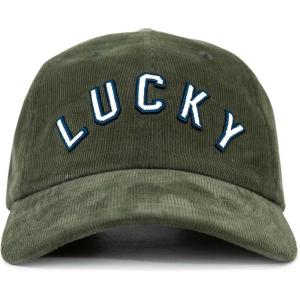 imageLucky Brand Classic Cotton Hat  Adjustable  Dad Hat  Baseball Cap  Golf  Fishing  Low Profile  5 Panel DesignCorduroy  Caper