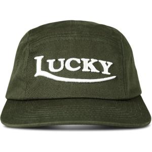 imageLucky Brand Classic Cotton Hat  Adjustable  Dad Hat  Baseball Cap  Golf  Fishing  Low Profile  5 Panel DesignFive Panel  Olive