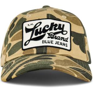 imageLucky Brand Classic Cotton Hat  Adjustable  Dad Hat  Baseball Cap  Golf  Fishing  Low Profile  5 Panel DesignPatch  Camo