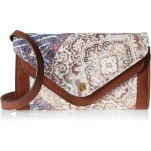 imageLucky Brand Love Cotton Crossbody Wallet Vintage Patch